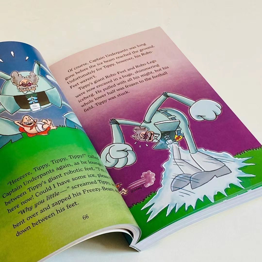 Captain Underpants 14冊 カラー印刷 マイヤペン対応 MaiyaPen