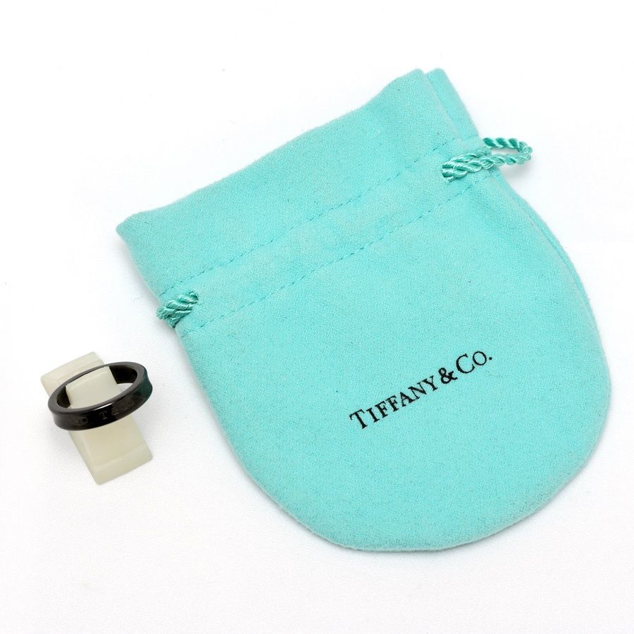 ティファニー / TIFFANY&Co. 1837 ナロー リング チタン ブラック # 9  