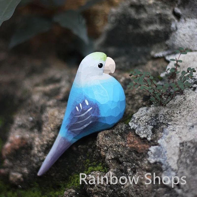 トリ　鳥　木彫　オブジェ　置物　インテリア　工芸品　美術品　A2819 鳥の彫刻 木製 オシャレ 北欧風 置物 バード トリ 木製鳥 木製