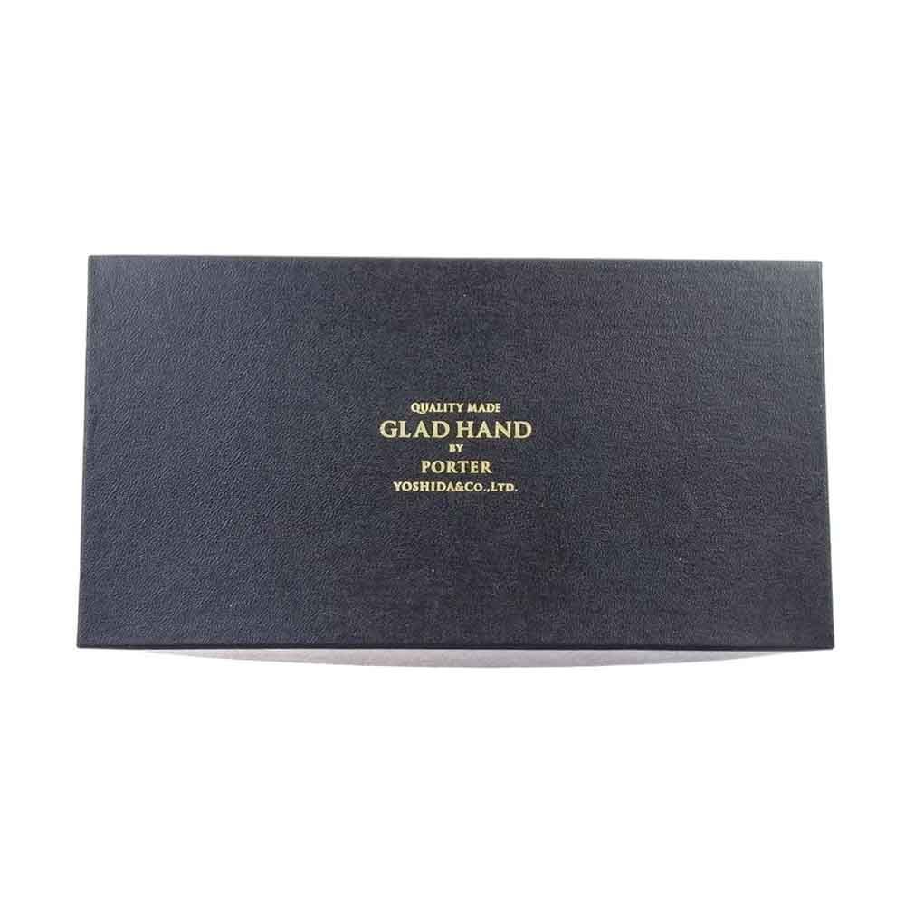 GLAD HAND PORTER ウォレット　財布　ブラック　レザー PORTER ポーター × GLAD HAND グラッドハンド BELONGINGS ZIP
