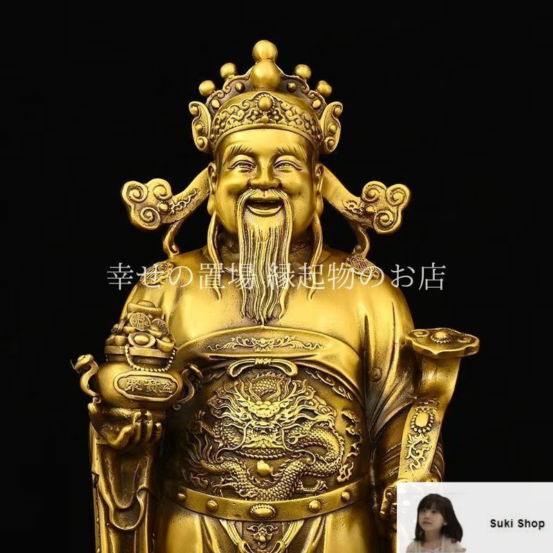 オブジェ、顔の金属彫刻 ゴールド kireispot_ko091