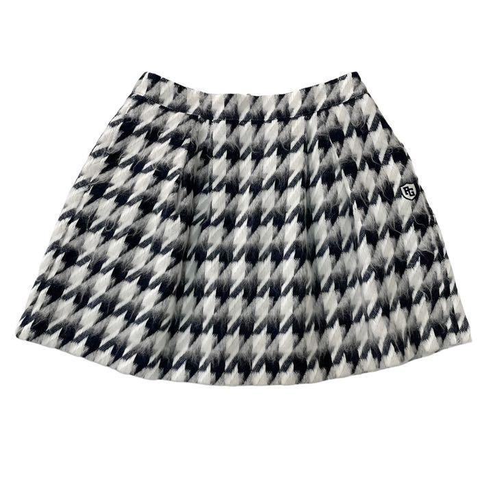 PEARLY　GATES　パーリーゲイツ　スカート　白黒　羊毛　モヘヤスカート PEARLYGATESパーリーゲイツスカート白黒羊毛モヘヤスカート