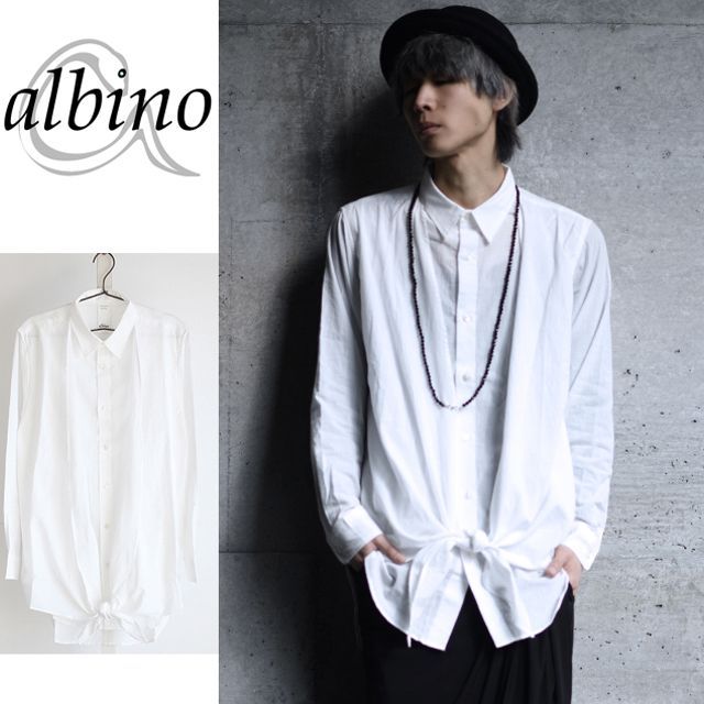カシュクールアレンジフェイクレイヤードロングシャツ