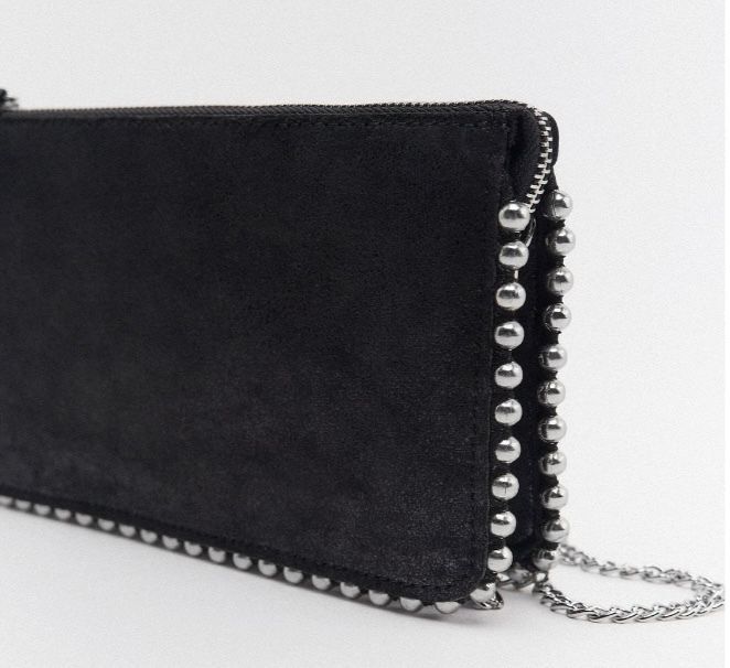 定番のお歳暮 新品 未使用 ショルダーバッグ スタッズ付きウォレット型 ZARA ジャケット・アウター