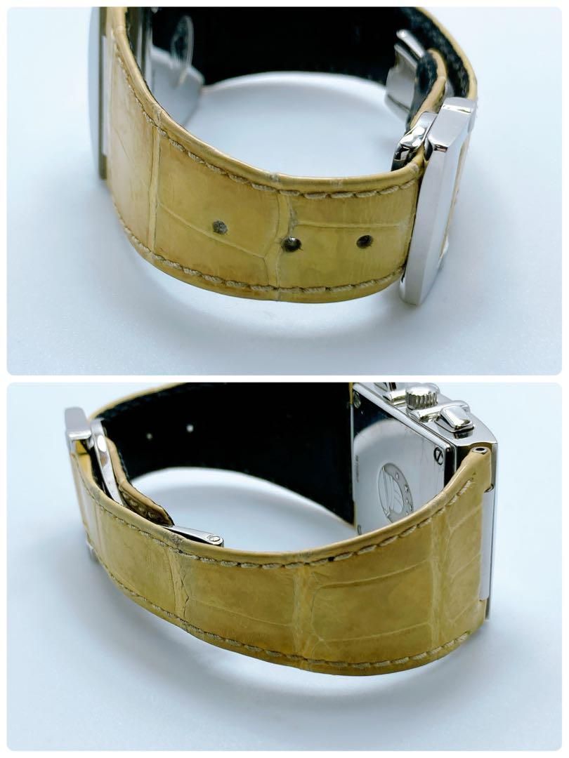 436オメガ コンステレーション クアドラ クロノグラフ ダイヤ シェル