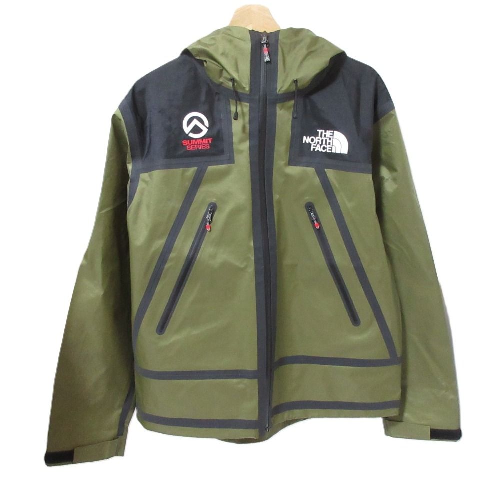 美品 THE NORTH FACE×Supreme ノースフェイス Summit Series Outer Tape Seam Mountain Jacket マウンテンパーカー NP12101I M カーキ メンズ 古着  USED