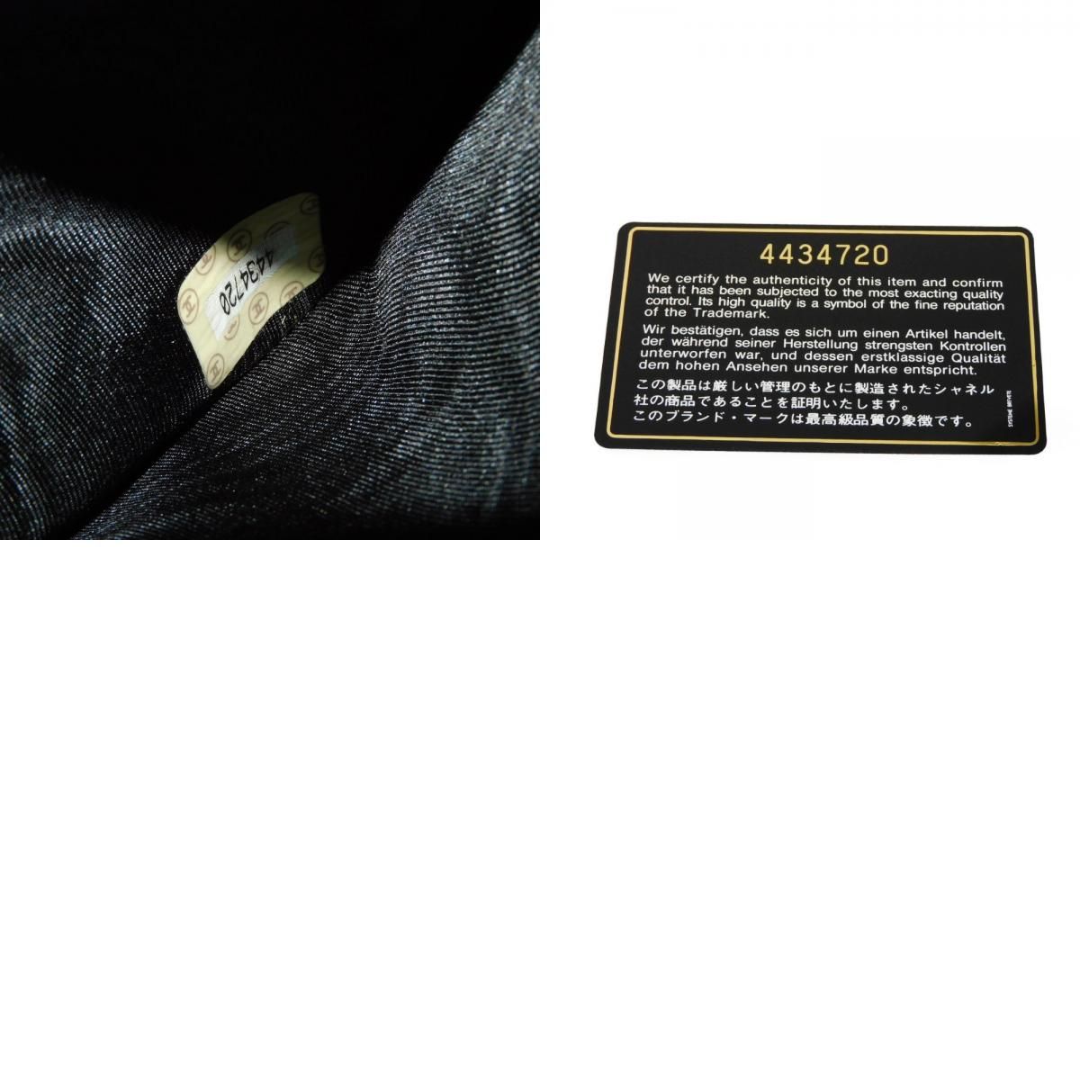 シャネル アジェンダ MM 6穴式 スナップボタン 4番台 ヴィンテージ  ココマーク キャビアスキン ブラック 手帳カバー A07013
