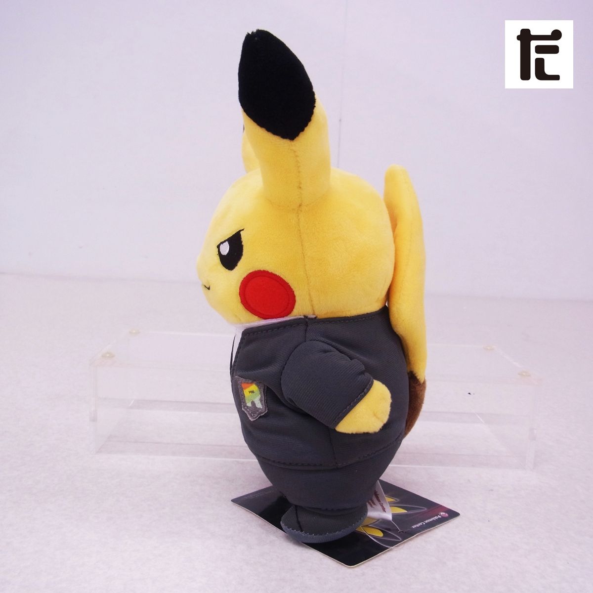 ポケモンセンター ボスごっこピカチュウ R RR ぬいぐるみ 紙タグ