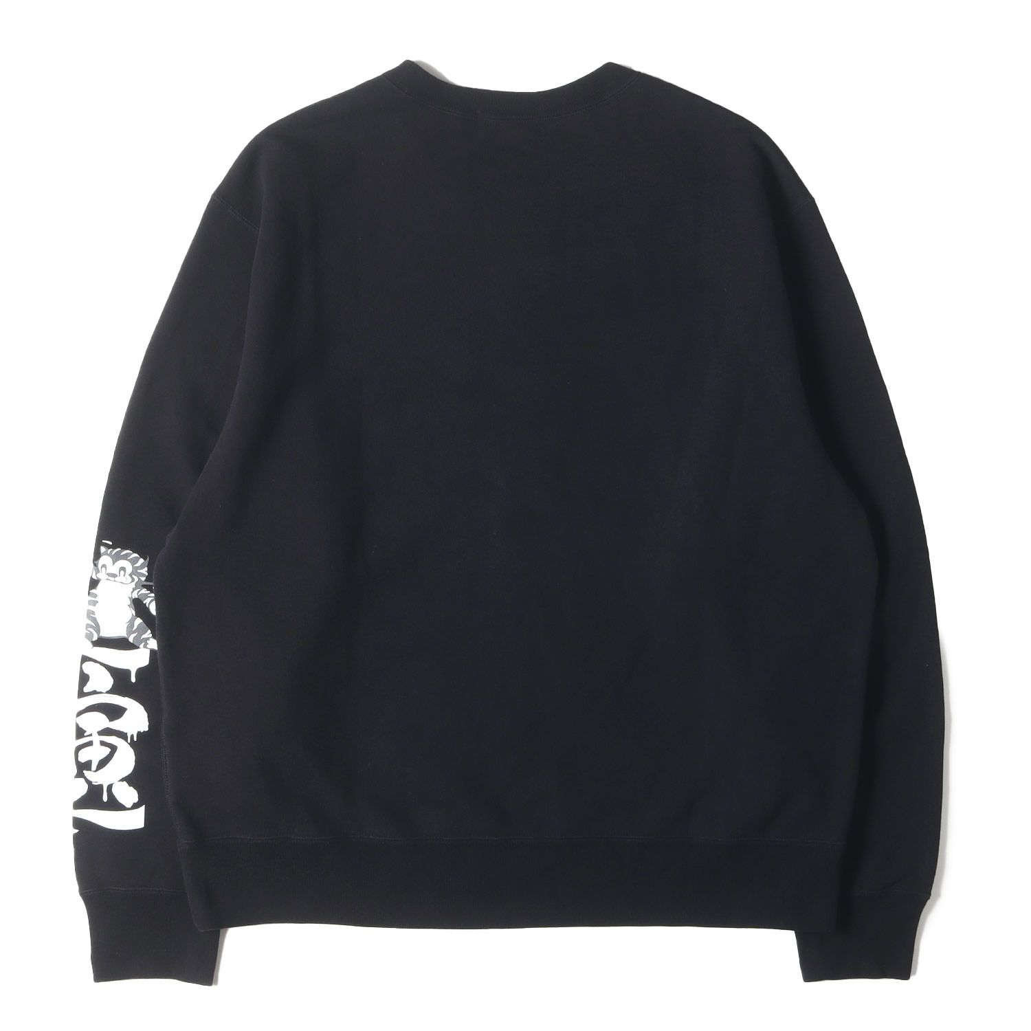 A BATHING APE ア ベイシング エイプ スウェット ブラック 黒 サイズ:L 