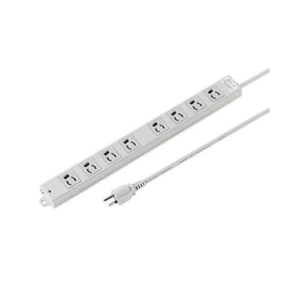 工事物件雷ガードタップ(3P・マグネット付・8個口・3m) 工事物件雷ガードタップ(3P・マグネット付・8個口・3m) サンワサプライ