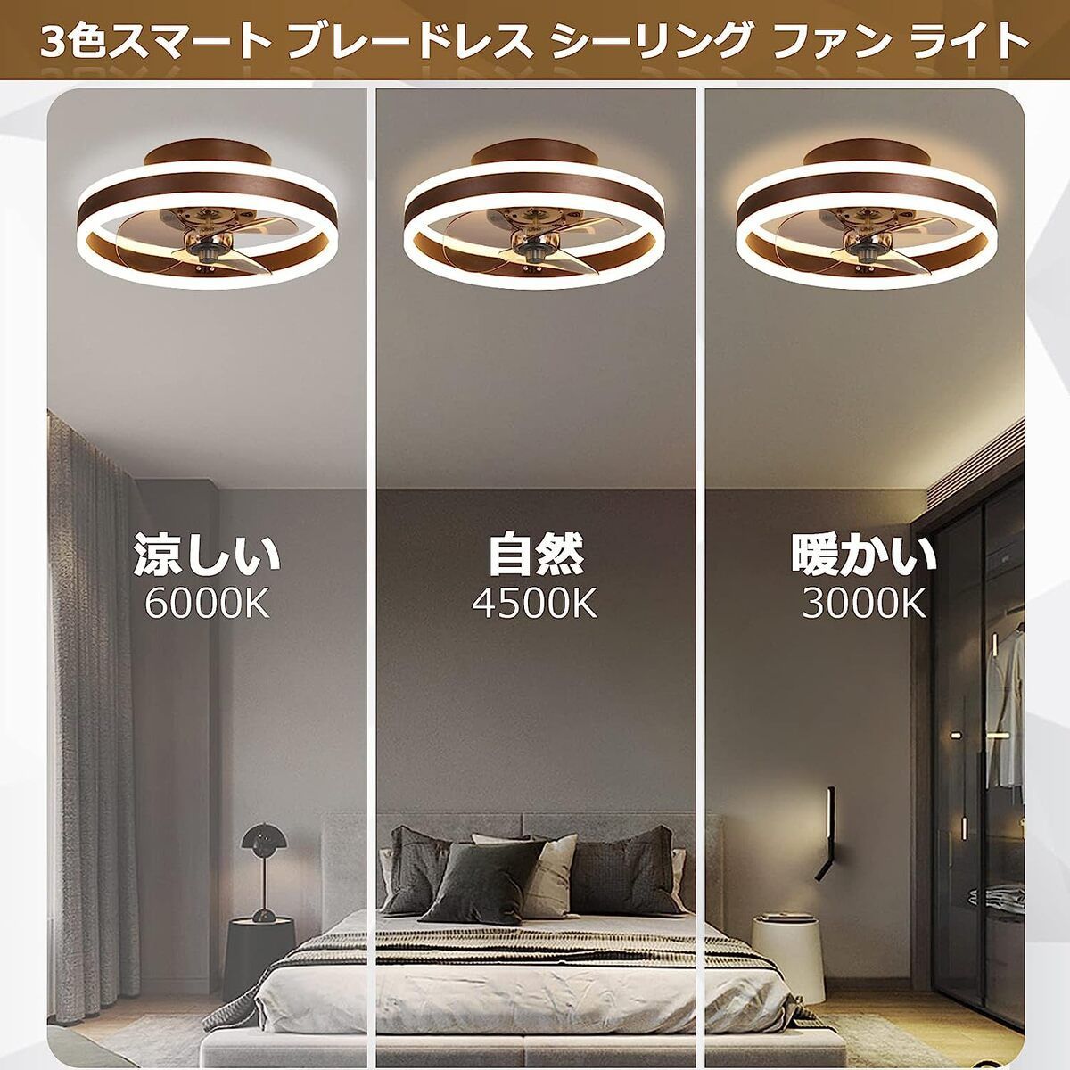 ファン付き照明 風量調節