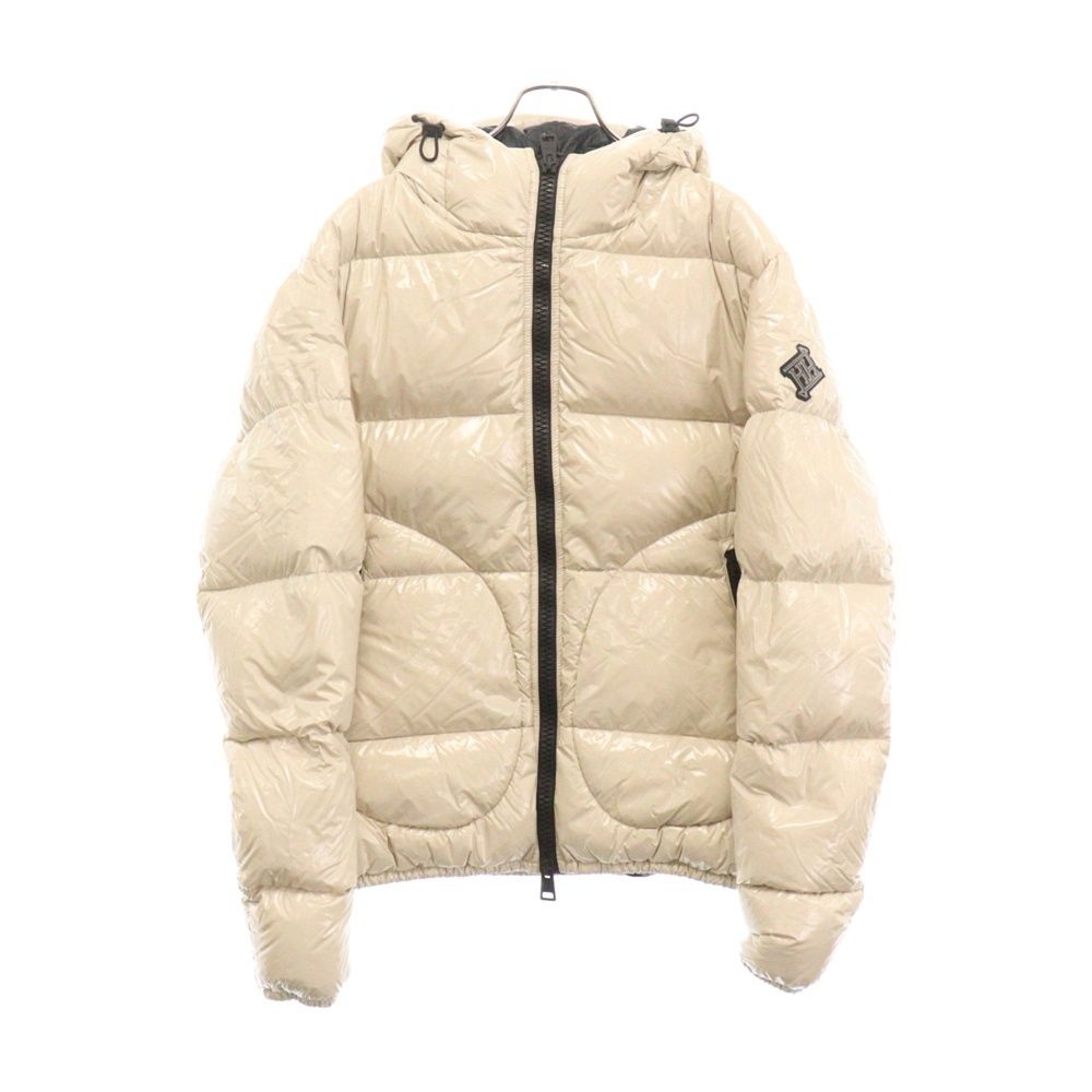HERNO (ヘルノ) PI001079U-12220 グロッシーコーティング フーデッドダウンジャケット ベージュ