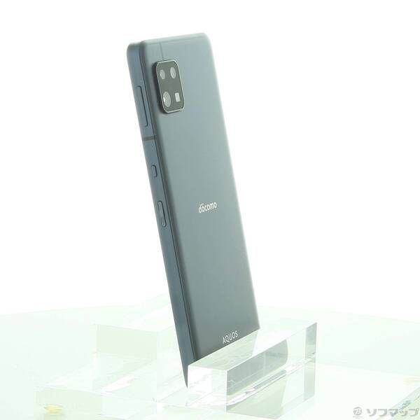 中古品〕 AQUOS sense6 64GB ブラック SH-54B docomo SIMフリー