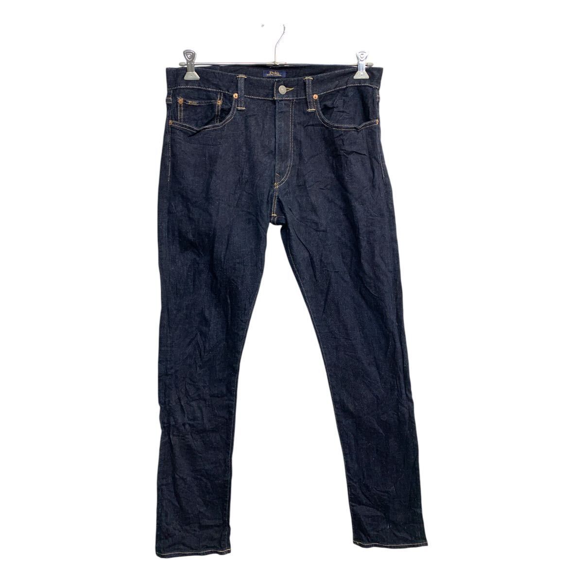 POLO RALPH LAUREN デニムパンツ W32 ポロラルフローレン インディゴ メキシコ製 古着卸 アメリカ仕入 2501-940