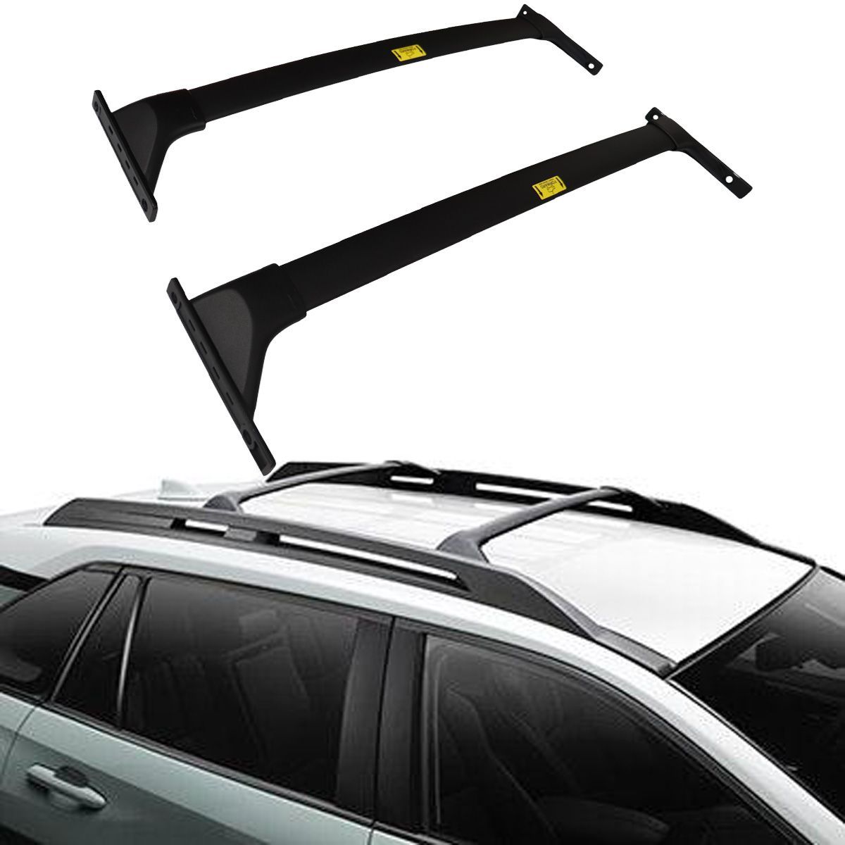 トヨタ RAV4 50系 アドベンチャー Adventure OFFROAD package ルーフキャリア クロスバー ベースキャリア アルミ製 2本セット カーキャリア ルーフラック 耐荷重75kg 積載 取説付き 外装 アクセサリー ブラック