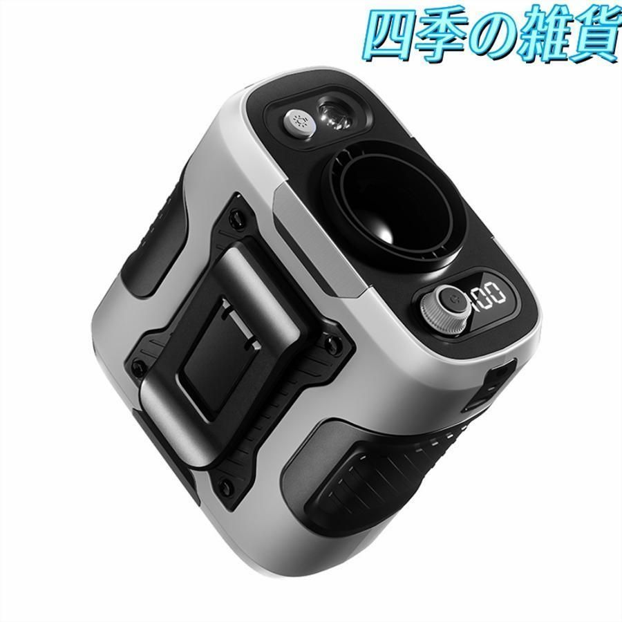 扇風機 小型 携帯扇風機 腰掛け扇風機 首かけ 100段階風量 ジェットファン 充電式 静音 強風 ワークマン 熱中症対策 通勤通学 屋外作業 ア