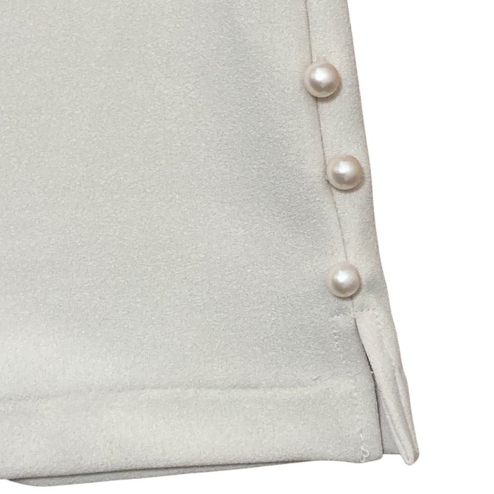 未使用 25SS INGEBORG インゲボルグ パールアクセントカットソーパンツ  