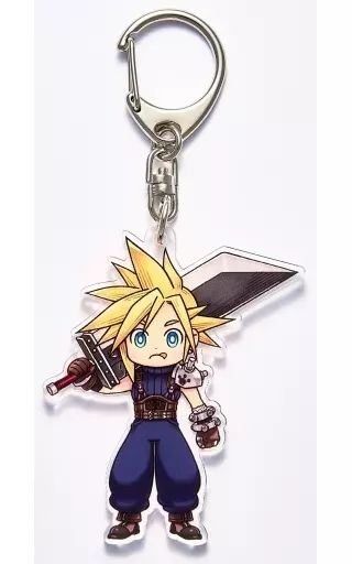 FF7 WOFF ファイナルファンタジー クラウド アクリルキーホルダー 中古】キーホルダー クラウド・ストライフ アクリルキーホルダー