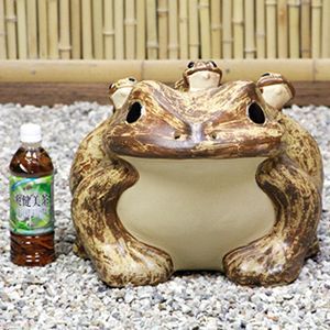 信楽焼 しがらき やきもの 陶器 置物 カエル かえる 縁起物 信楽焼 しがらき やきもの 陶器 置物 カエル かえる 縁起物