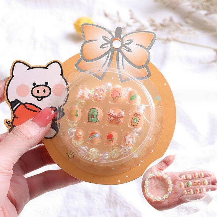 子ども用ネイルップ （Amazon | Liberte555 ネイルチップ 子供 キッズ 
