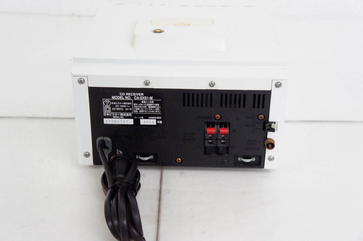 中古】JVC Victorビクター iPod/iPhone対応 CD RECEIVER CA-EXS1-M