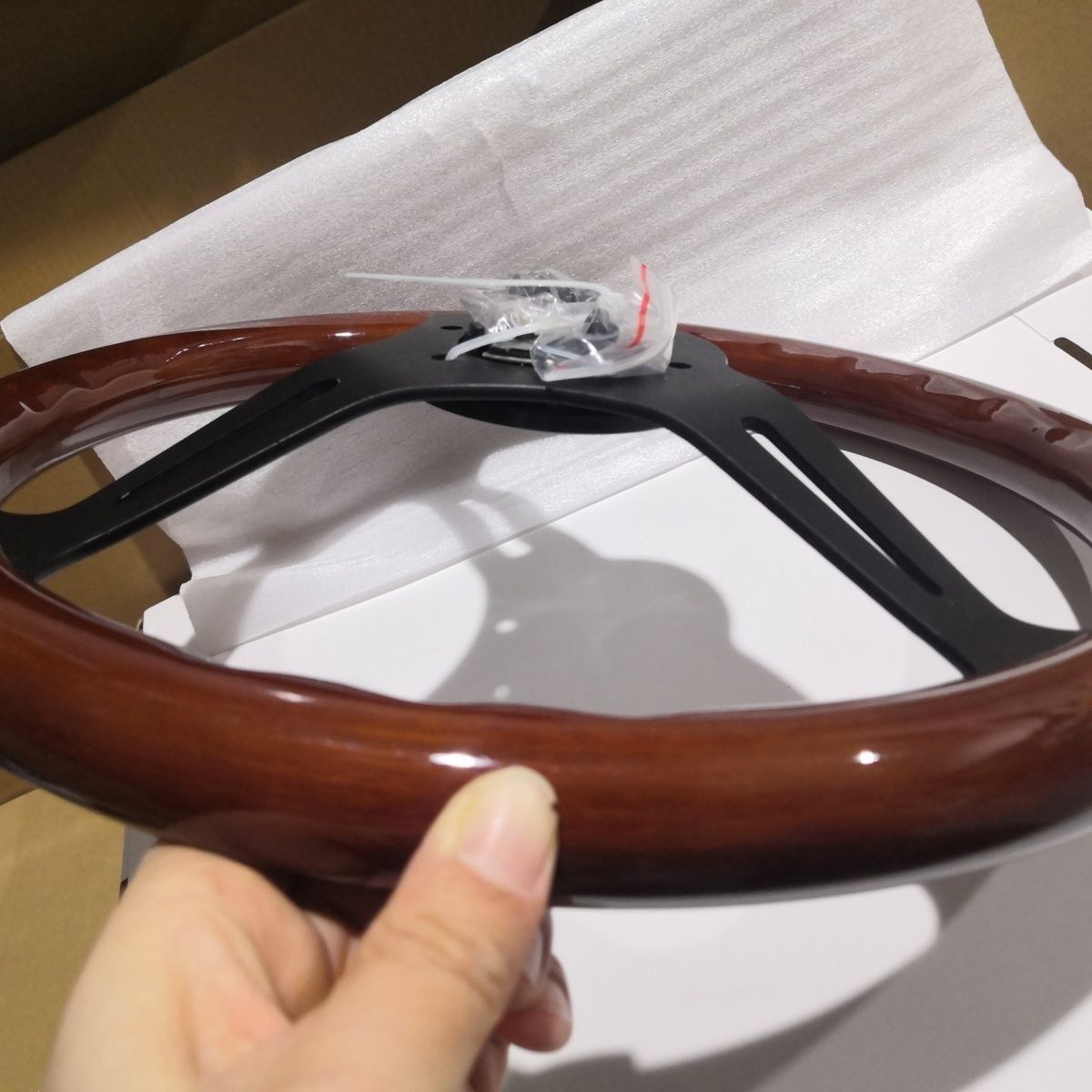 木目調クラシックステアリング