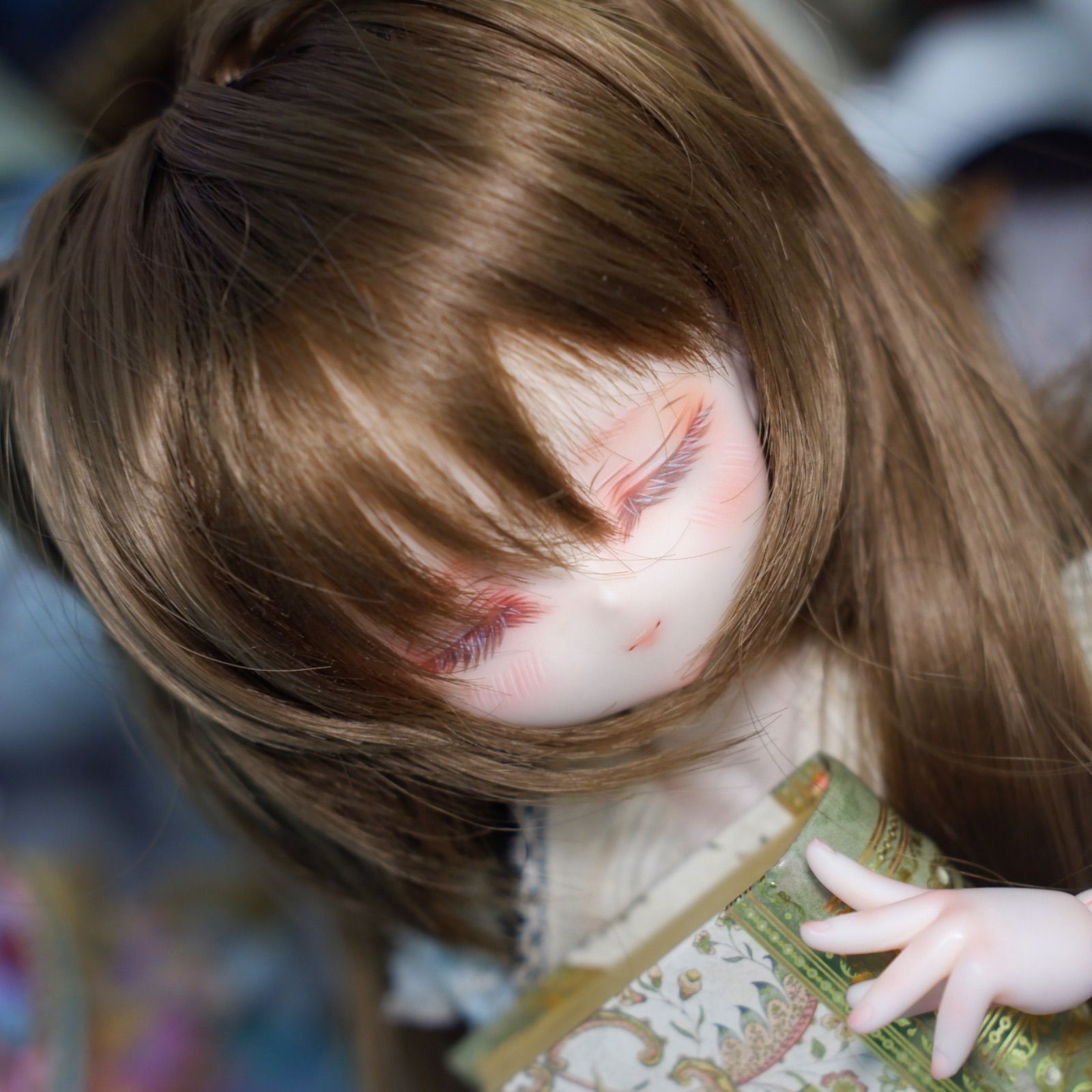 1/4ドールヘッド imomodoll RUBY-A カスタムヘッド セミホワイト
