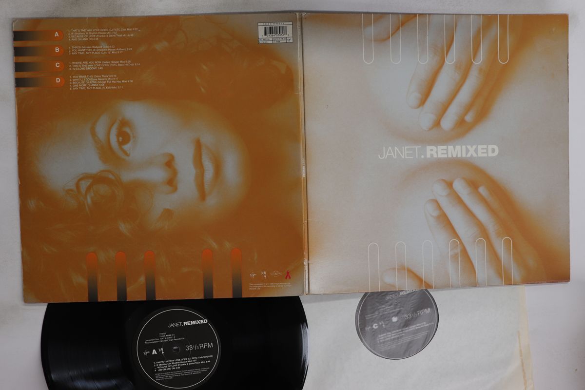 英2LP Janet Jackson Janet.remixed VY2720 VIRGIN 00660