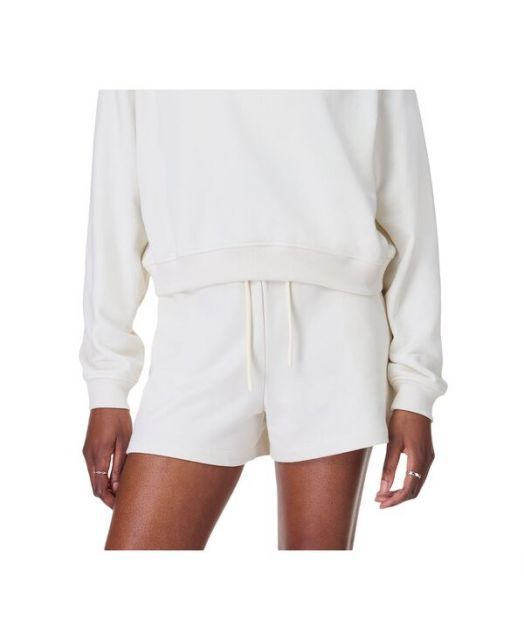 送料無料 スウェッティベティ レディース ハーフパンツ ショーツ ボトムス Women s Cotton Blend Revive Relaxed Shorts Lily White