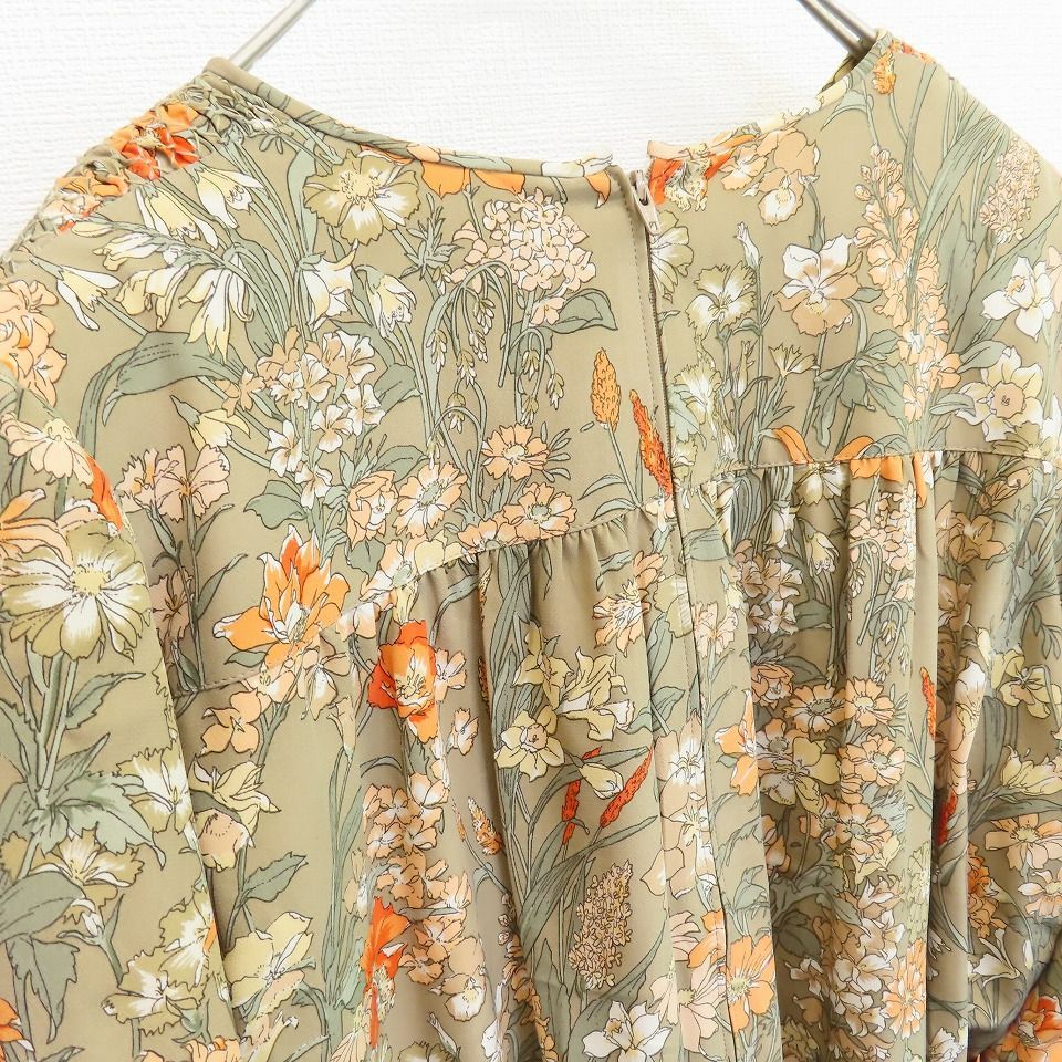 vivid fancy ハナエモリ 花柄 ヴィンテージ ワンピース ロング  