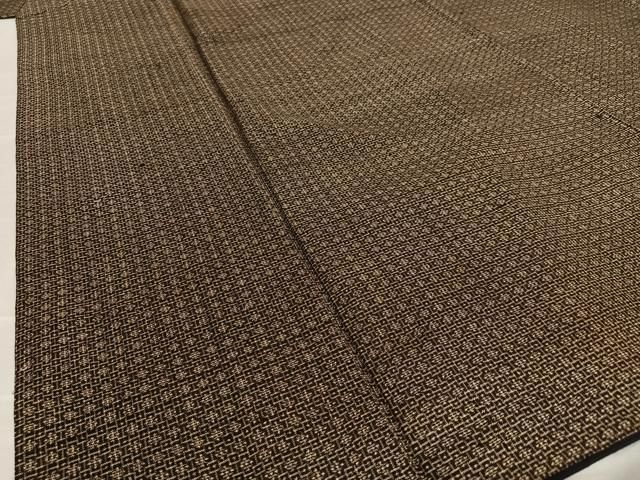 平和屋着物●男性　男柄の最高峰　西郷柄　西郷絣　本場大島紬　格子　正絹　逸品　AAAX0710zg 平和屋着物○男性 男柄の最高峰 西郷柄 西郷絣 本場大島紬 格子 正絹