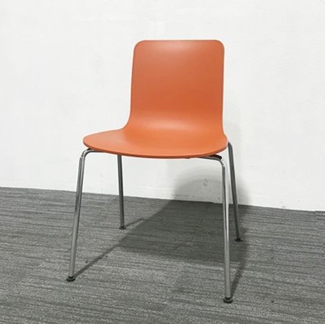 スタッキングチェア 肘無 Vitra/ヴィトラ 会議椅子 ミーティング ダイニング ハルチューブ オレンジ 【IS-860738B】