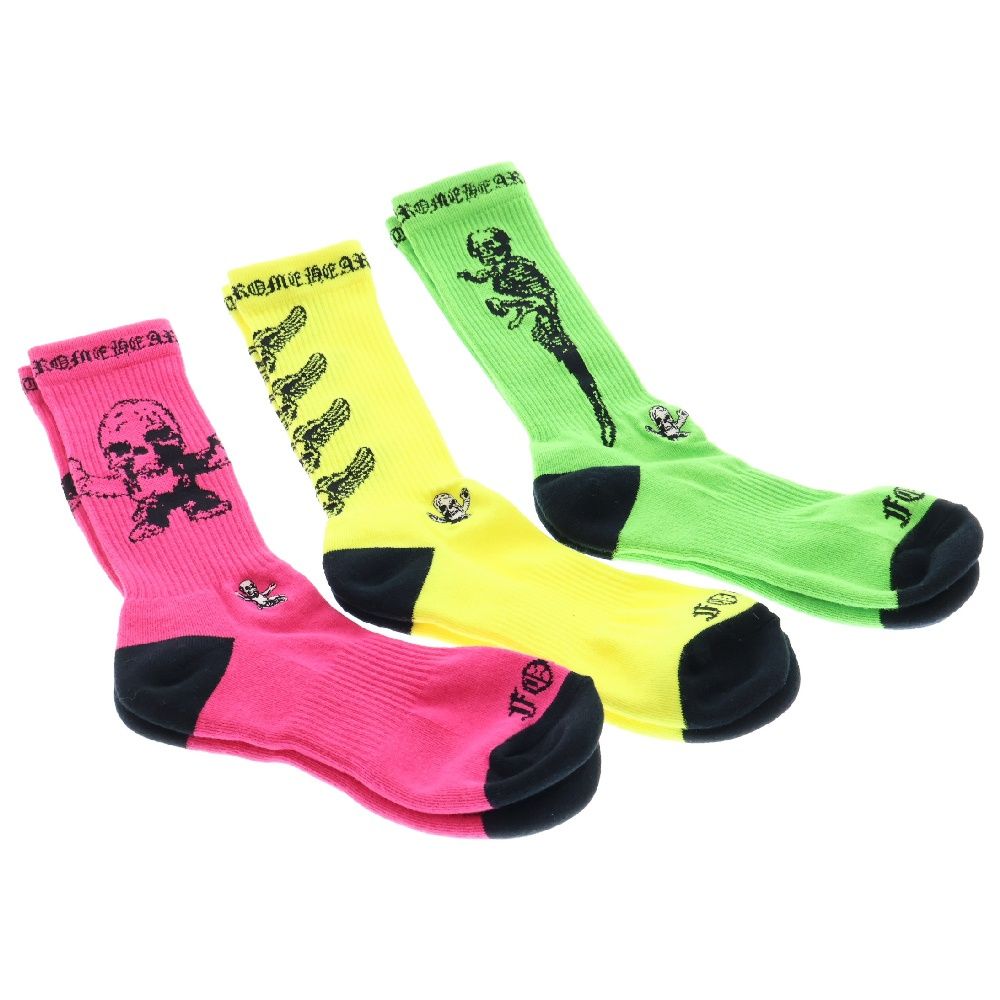 CHROME HEARTS (クロムハーツ) FOTI SOCKS フォティ3足セットソックス