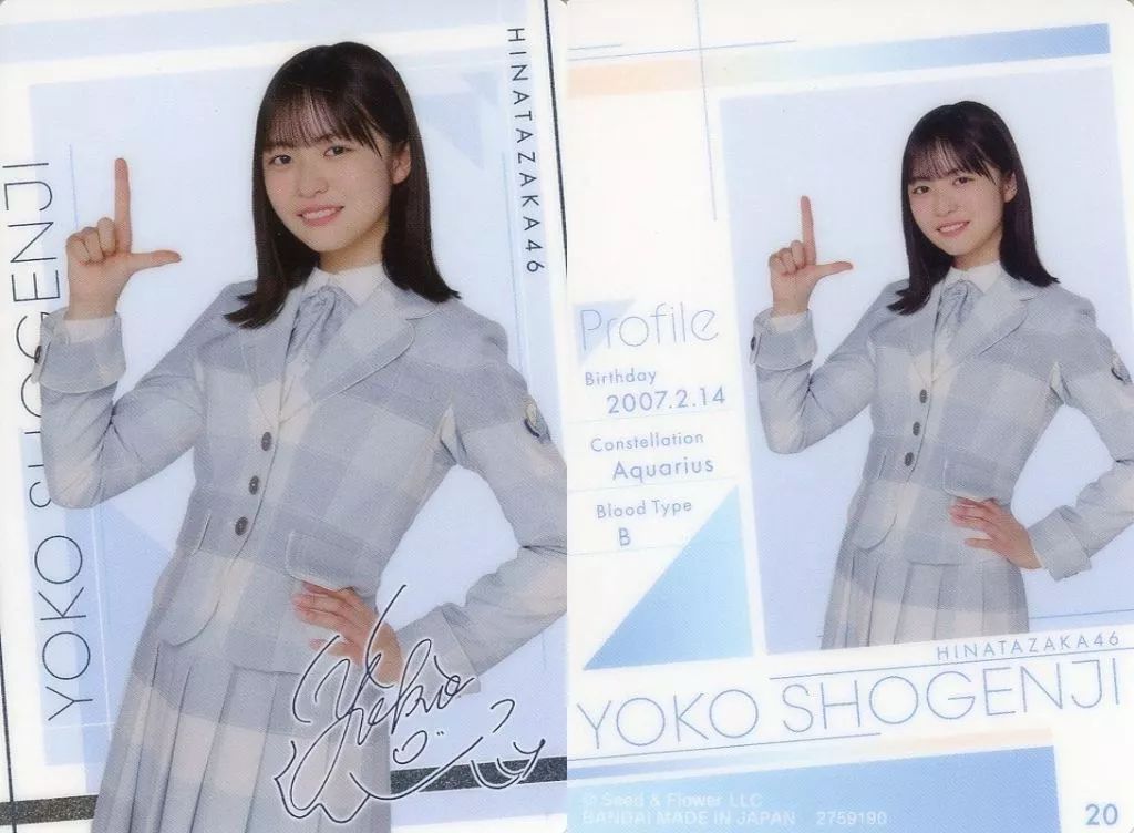 正源司陽子　ウエハース　ローソン　日向坂 日向坂ウエハース 正源司陽子 - メルカリ