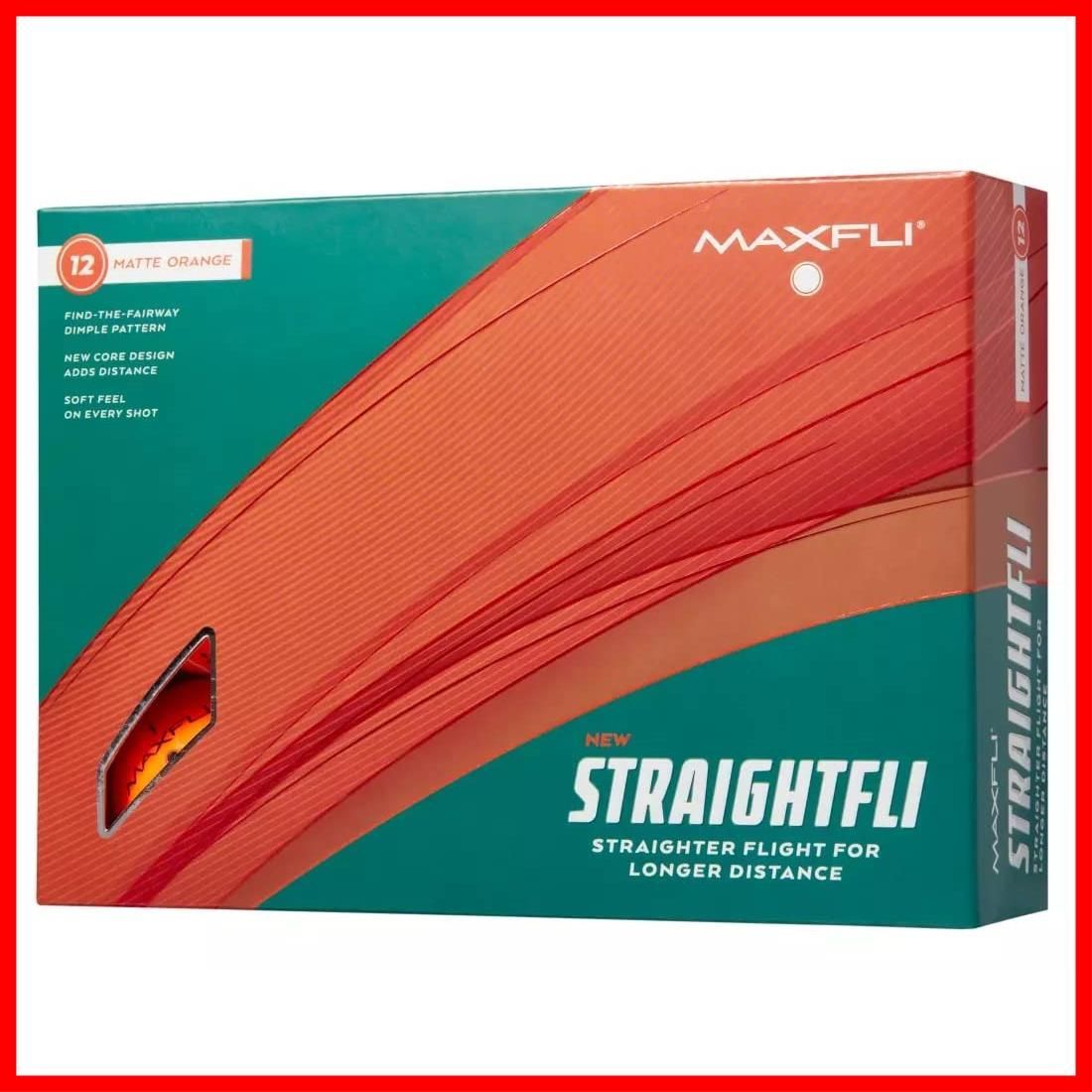 特売】MAXFLI 2023 (マックスフライ) ゴルフボール Straightfli Golf