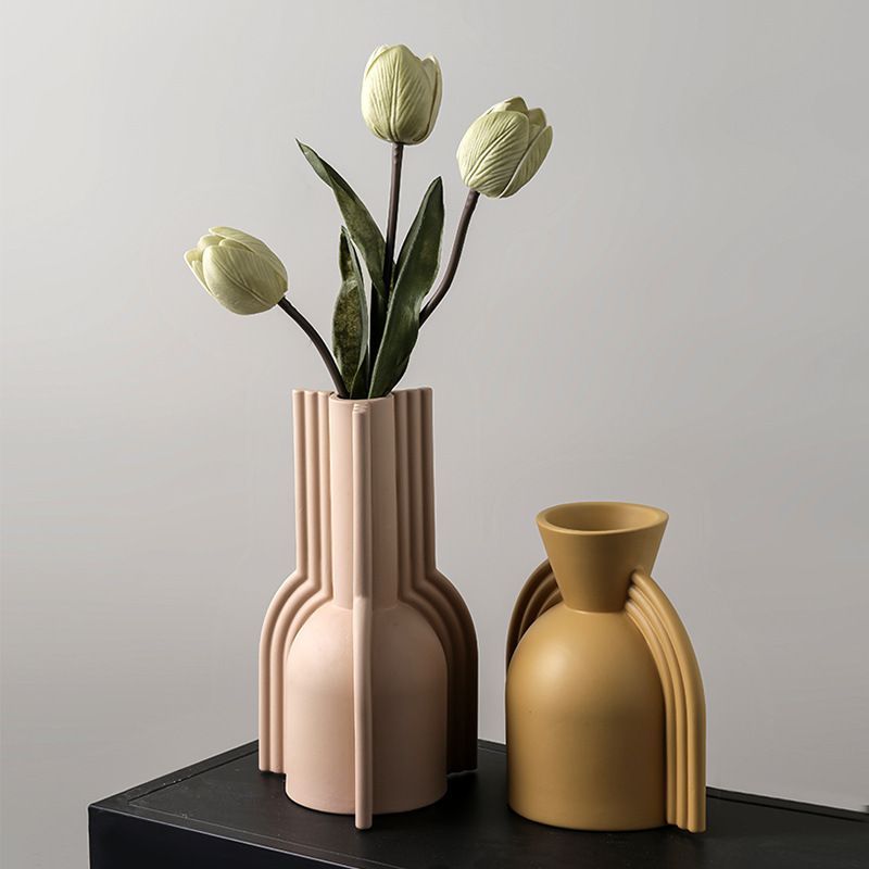 北欧風 モダンアート 花瓶 フラワースタンド フラワーベース 花器 インテリア 雑貨 小物 リビング ダイニング 玄関 陶器製 3種類