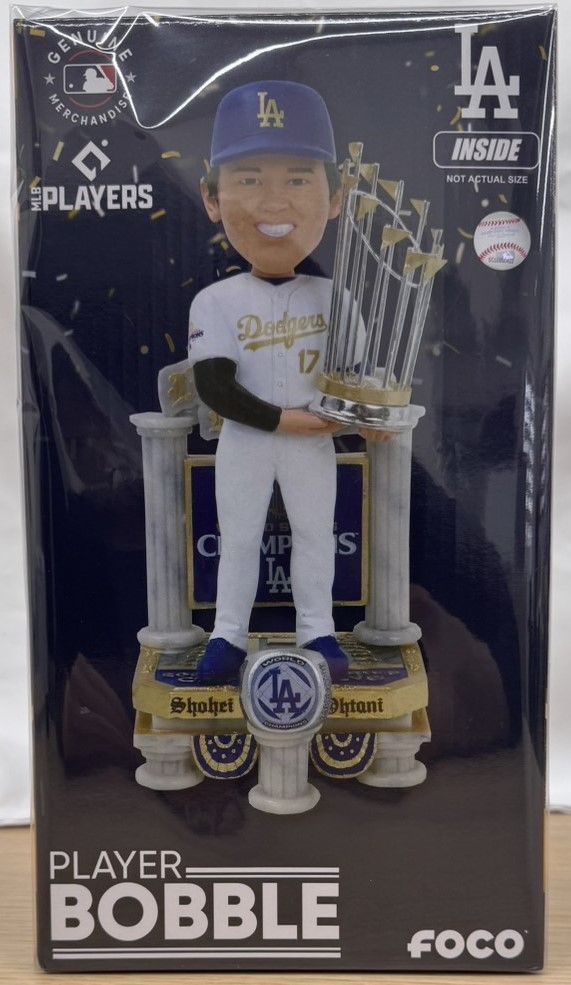 並行輸入 Shohei Ohtani 2025 WORLD SERIES CHAMPIONS ボブルヘッド FOCO製