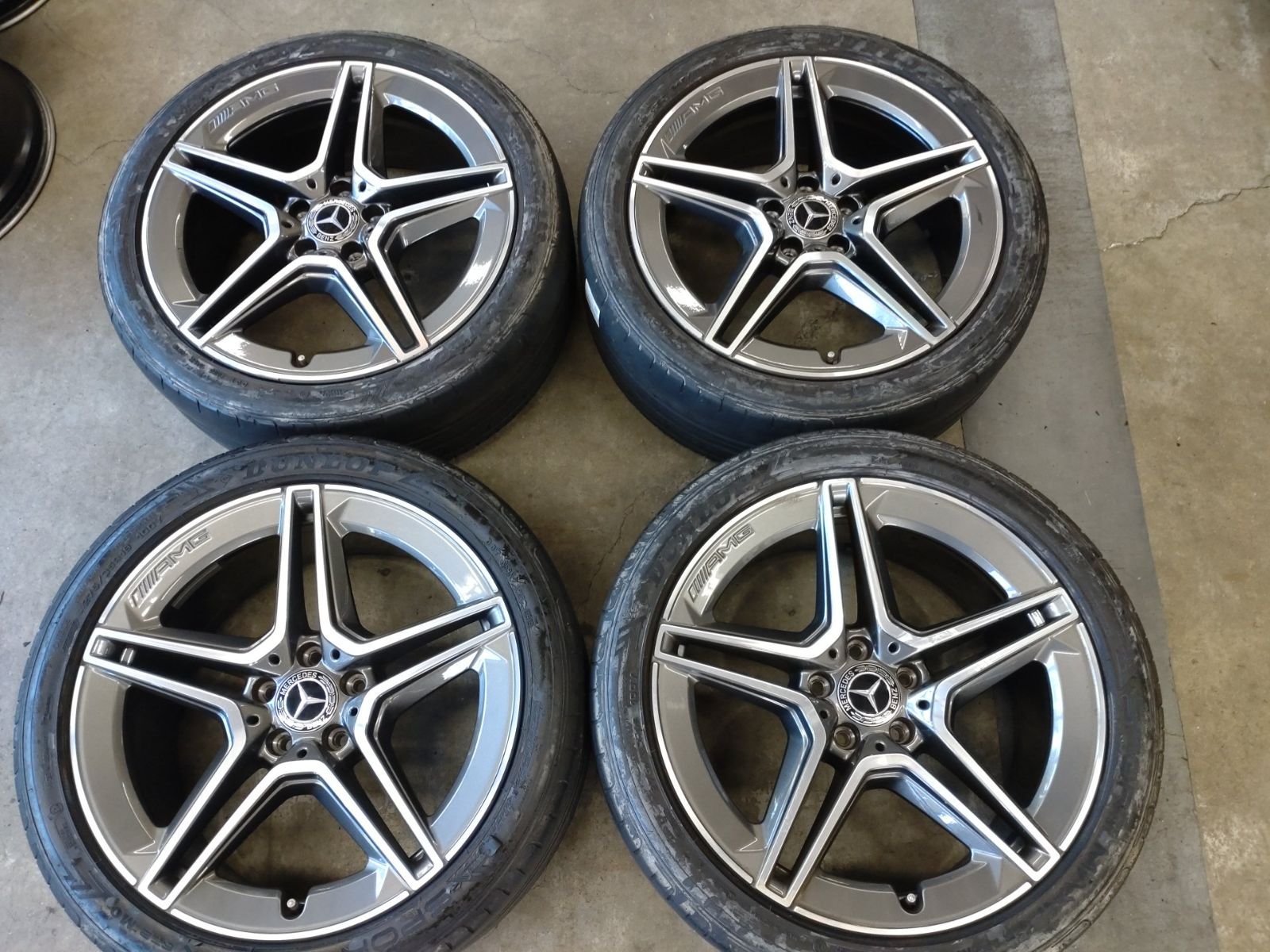 メルセデス ベンツ AMG CLS W 257 純正ホイール 19インチ 112-5H 8.0J 33|9.0J 28 ＆ダンロップ 245|40R19 275|35R19 4本セット