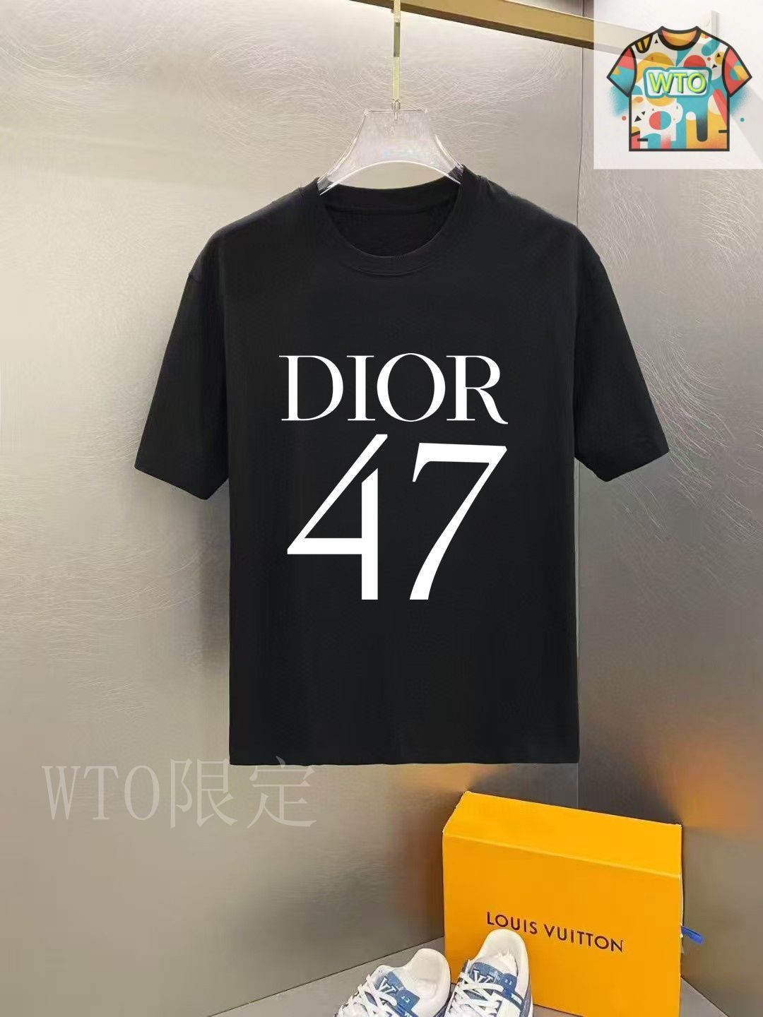 2025秋の新作♡DIOR メンズ Tシャツ スズラン シンプルさが◎】Christian Dior Couture スズラン Tシャツ