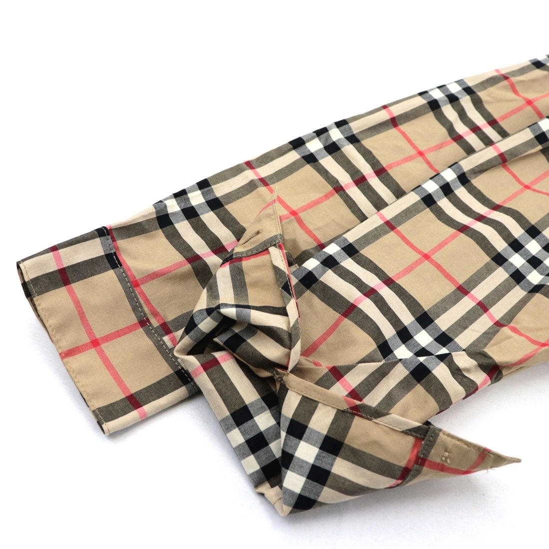 美品 バーバリー ヴィンテージチェック ドレスシャツワンピース キッズ ベージュ 12y/150cm レディース可 8030323 BURBERRY