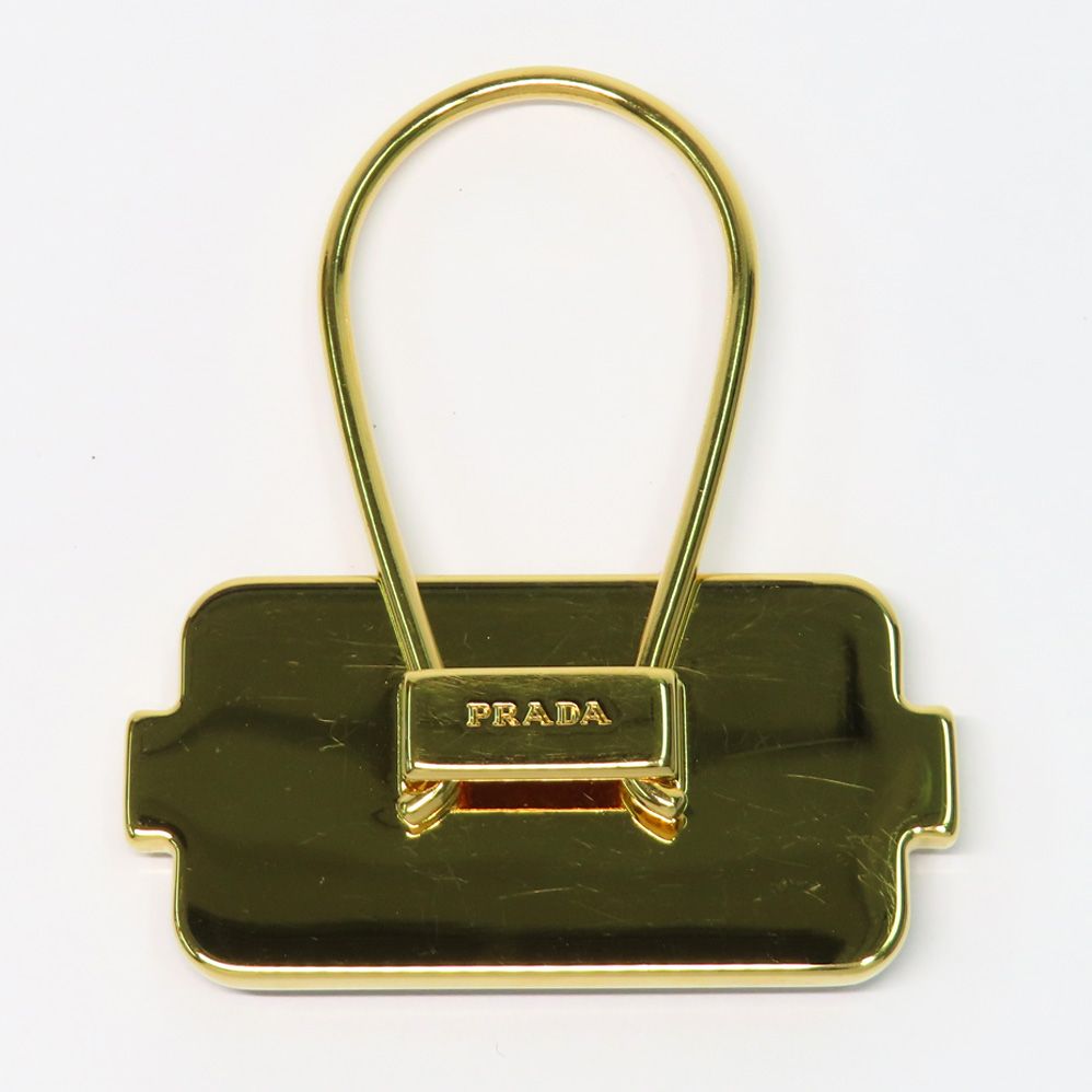 人気商品【プラダ】ロボット サフィアーノレザー バッグチャーム Prada ロボット サフィアーノレザー バッグチャーム | シルバー