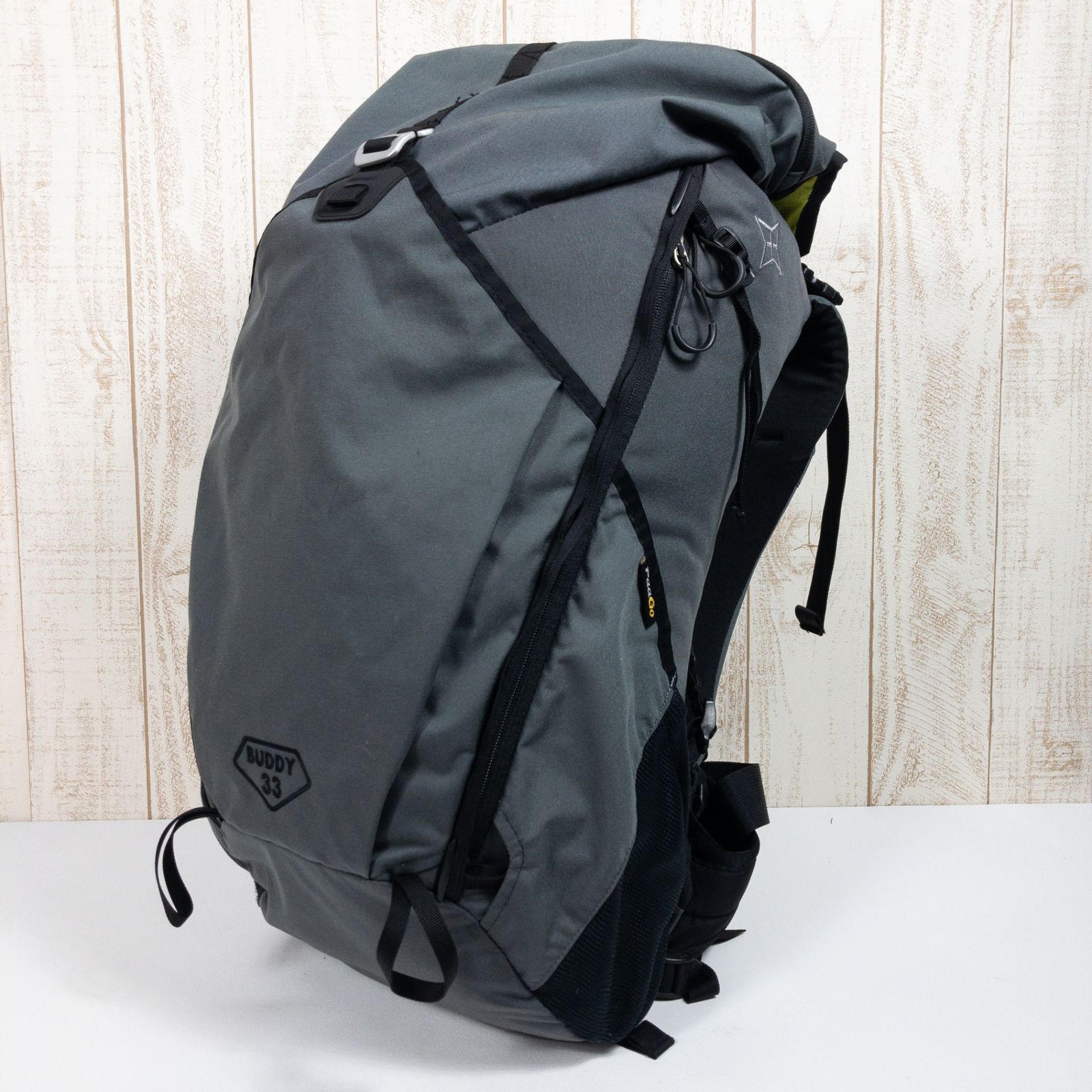 Unisex OneSize グレー系 Paago Works パーゴワークス バディ 33 Buddy 33 ナイロン バッグ ストレージ バックパック 容量 30L～54L z00050359 容量 30L～54L バックパック バ