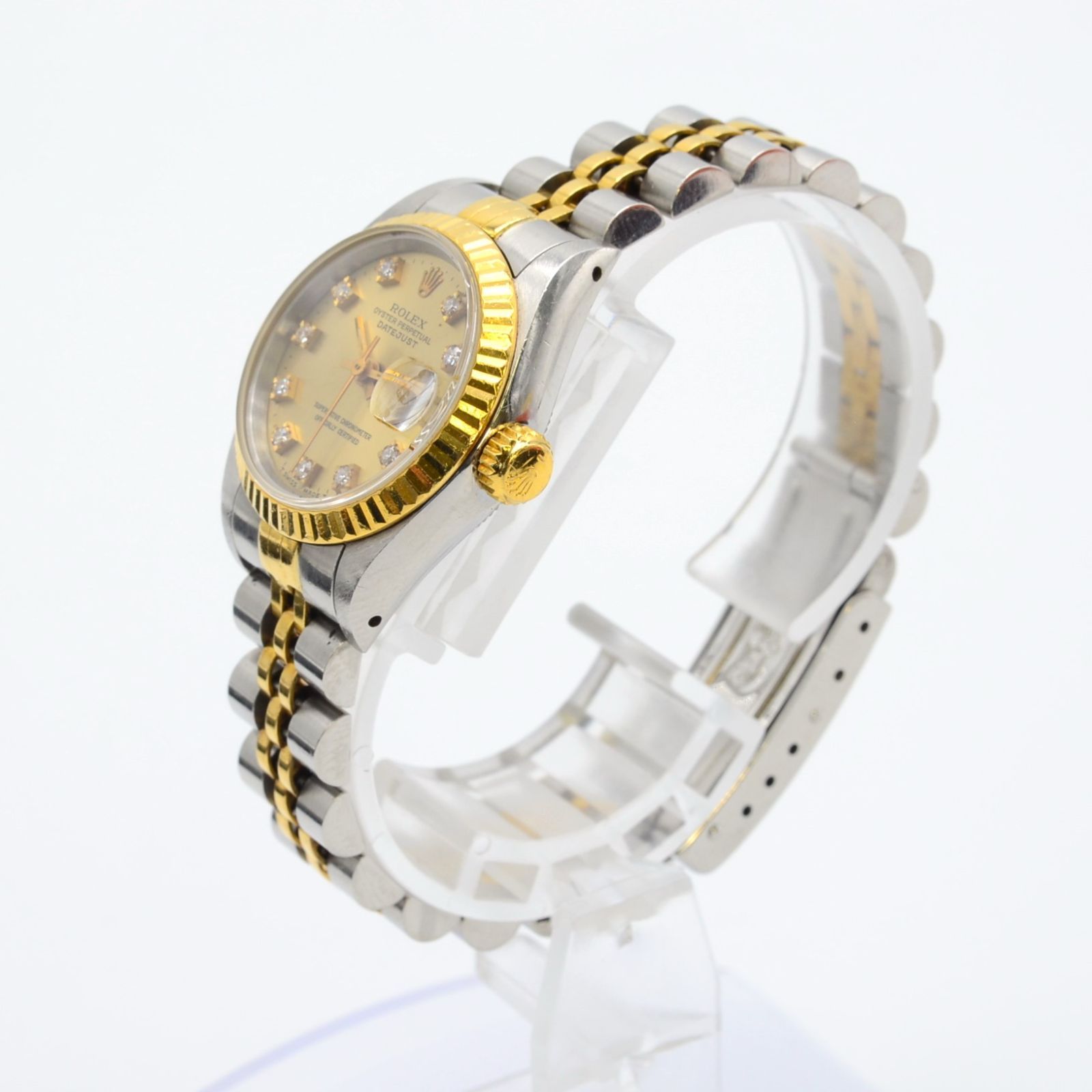 ロレックス ROLEX デイトジャスト 69173 N番 10Pダイヤ ゴールド