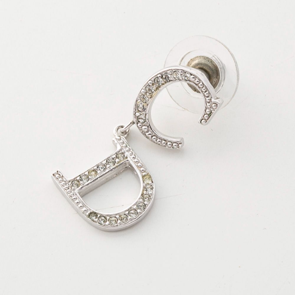 美品 Christian Dior ディオール ロゴ ストーン シルバー ピアス 楽天市場】【送料無料】 クリスチャン ディオール ロゴ ピアス
