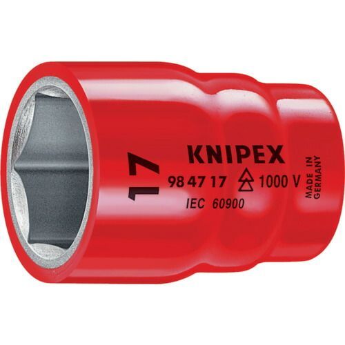 ＫＮＩＰＥＸ　絶縁１０００Ｖソケット　１／２　２２ｍｍ