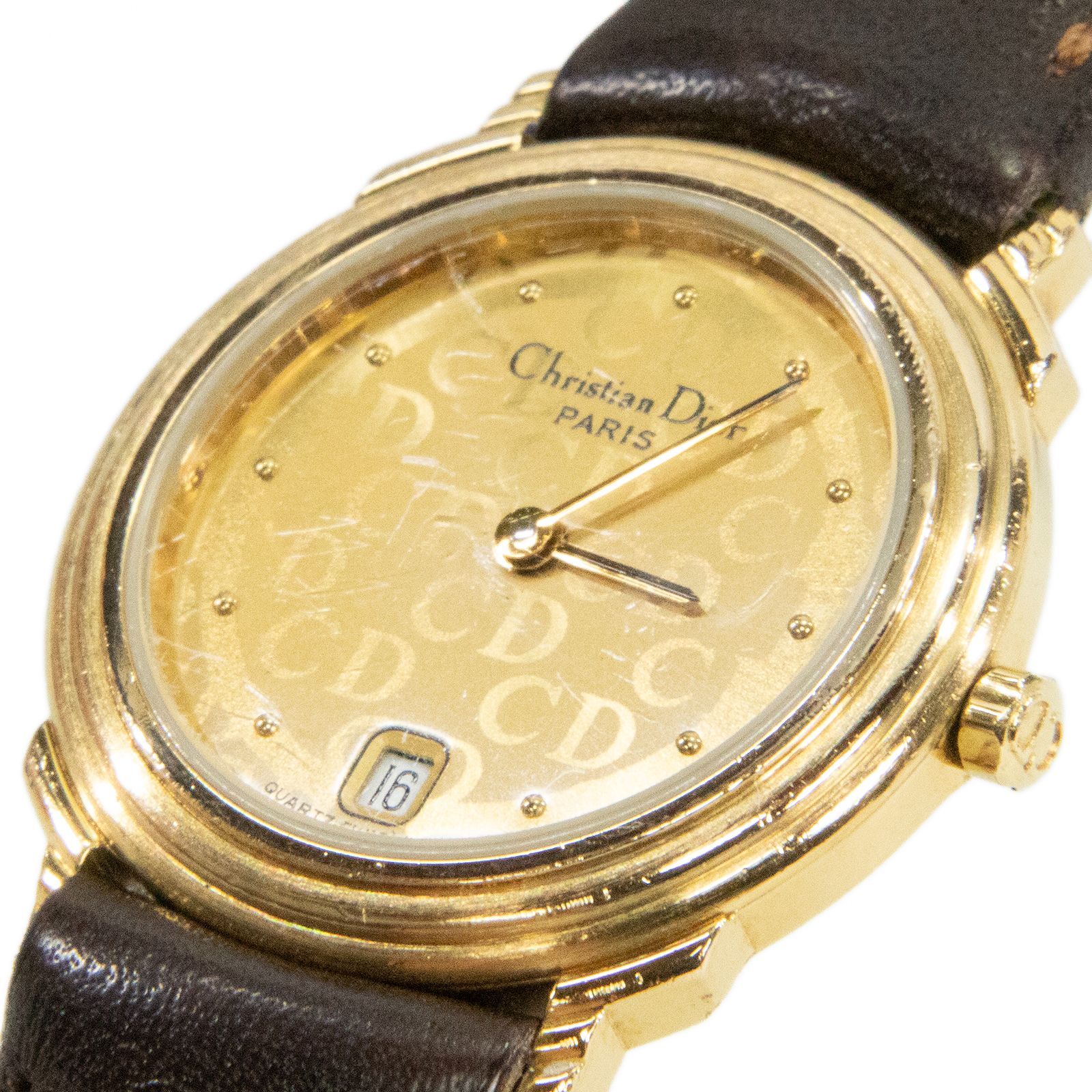 【希少】Christian Dior ディオール 腕時計 48.122.2 CD 希少】Christian Dior ディオール 腕時計 48.122.2 CD