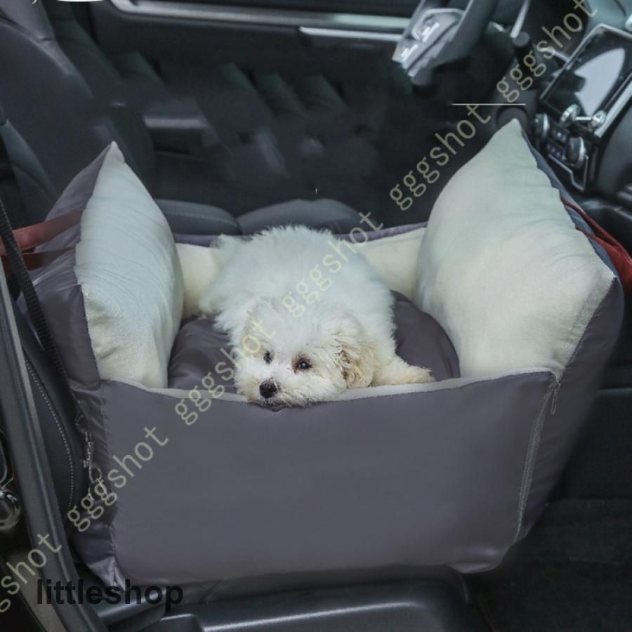 夏用 2WAY ペットベッド 犬 車 ペットソファー ドライブ カー用品 後部座席 車用 ドライブベッド 旅行 お出かけ 防災避難 ドライブボックス 中型犬 小型犬