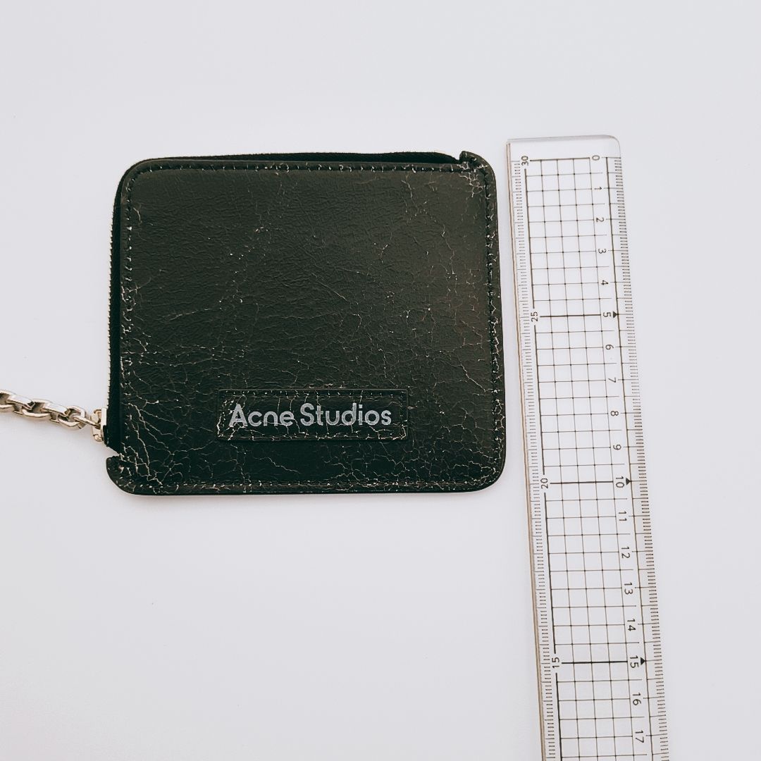 新品未使用】Acne Studios ジップレザーウォレット キーリング