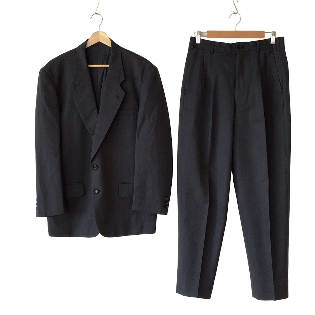 コムデギャルソンオム　シングルツータックスーツ　グレースタライブ　M 良品 COMMEdesGARCONS HOMME(コムデギャルソンオム) シングルスーツ