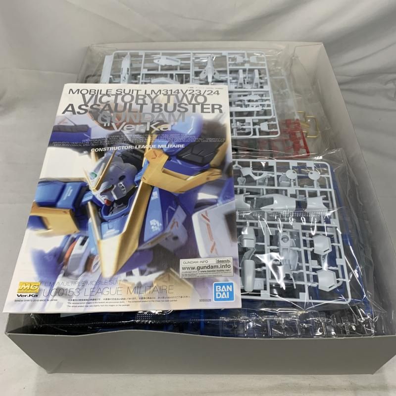 【中古】ｶﾞﾝﾀﾞﾑ）MG 1/100 V2ｱｻﾙﾄﾊﾞｽﾀｰｶﾞﾝﾀﾞﾑ Ver[91][240091386912] MG 1/100 ガンダムベース限定 V2アサルトバスターガンダムVer.Ka